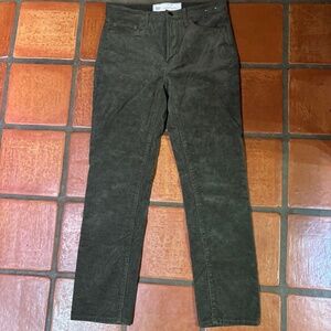 Gap vintage slim high rise corduroys
